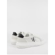 Γυναικεία Sneaker Calvin KLein Chunky Cupsole Laceup Mon Lth Wn YW0YW00823-0LC Ασπρο