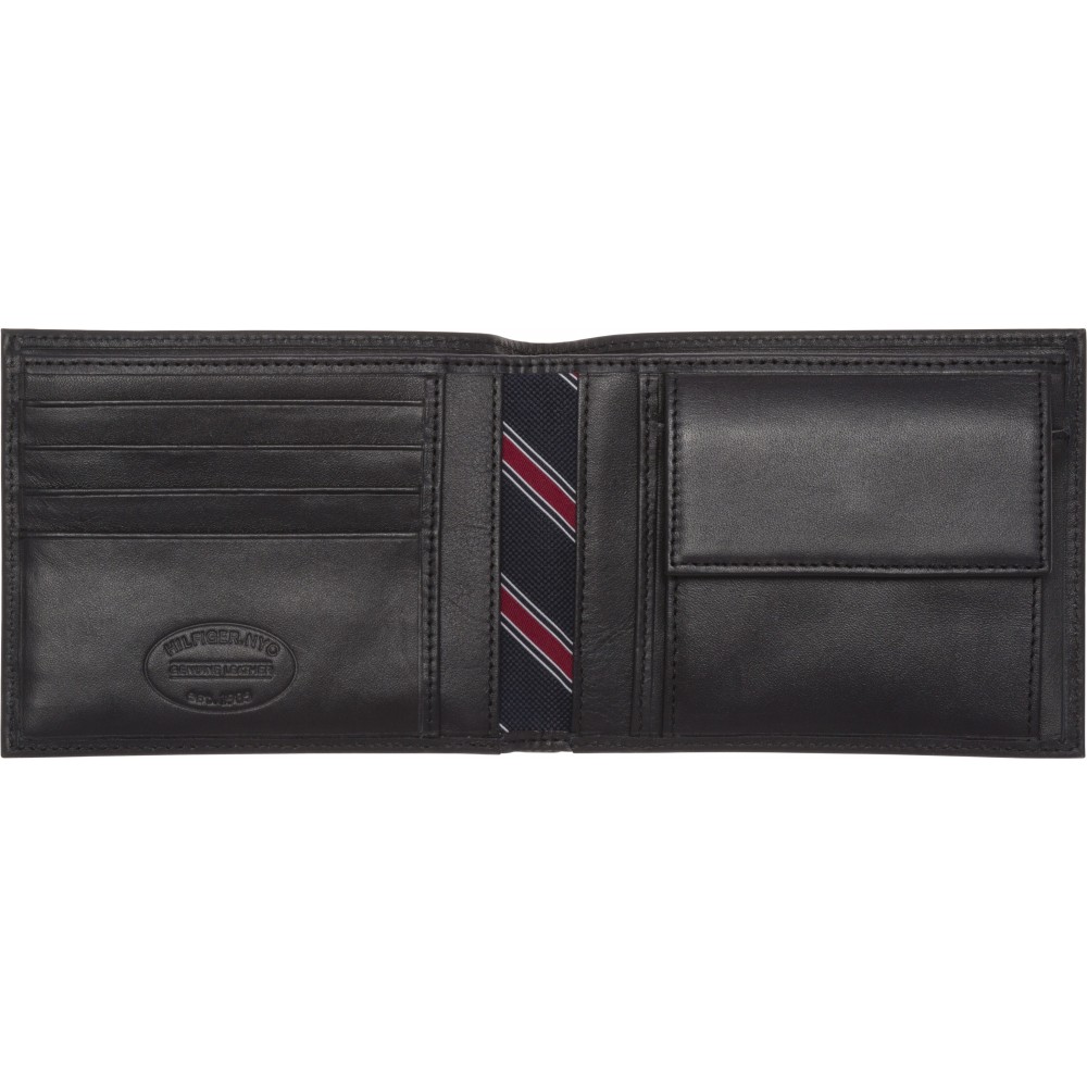 Men Wallet Tommy Hilfiger Eton Cc And Coin Pocket AM0AM00651-002 Black