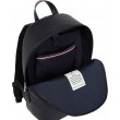 Men Backpack Monogram Tommy Hilfiger Essential Pu Backpack AM0AM09503-BDS Black