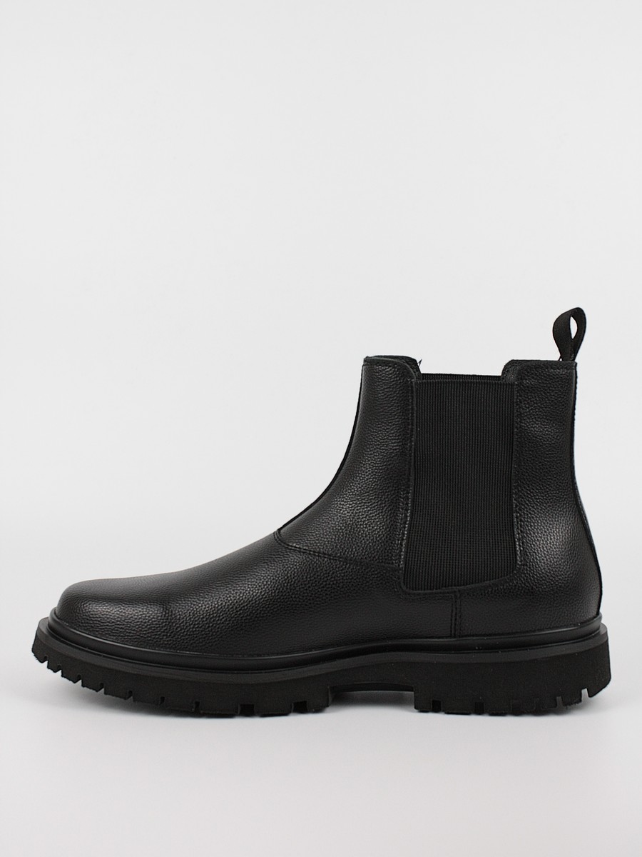 Ανδρικά Chelsea Μποτάκια Calvin KLein Lug Mid Chelsea Boot 2 YM0YM00544-BDS Μαύρο