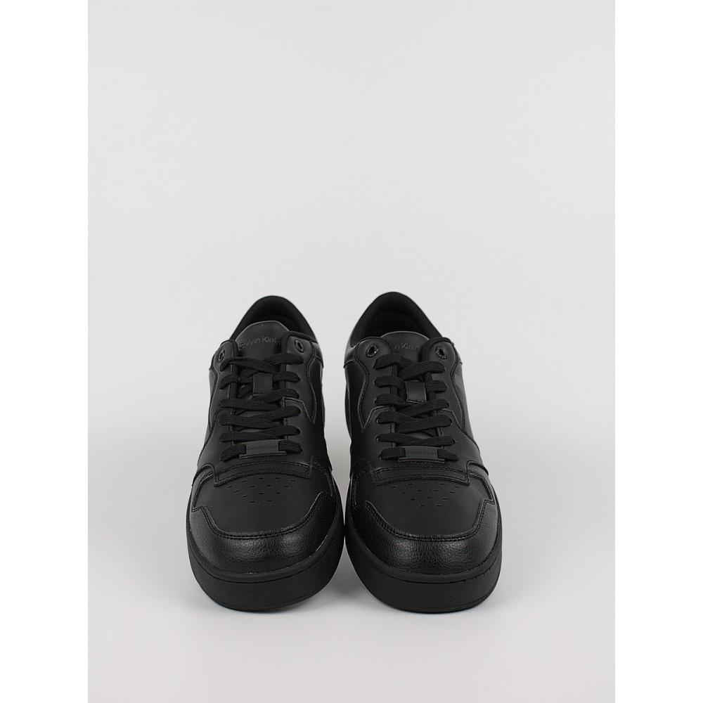 Men Sneaker Calvin KLein Cupsole Laceup Basket Low Poly YM0YM00428-0GT Black