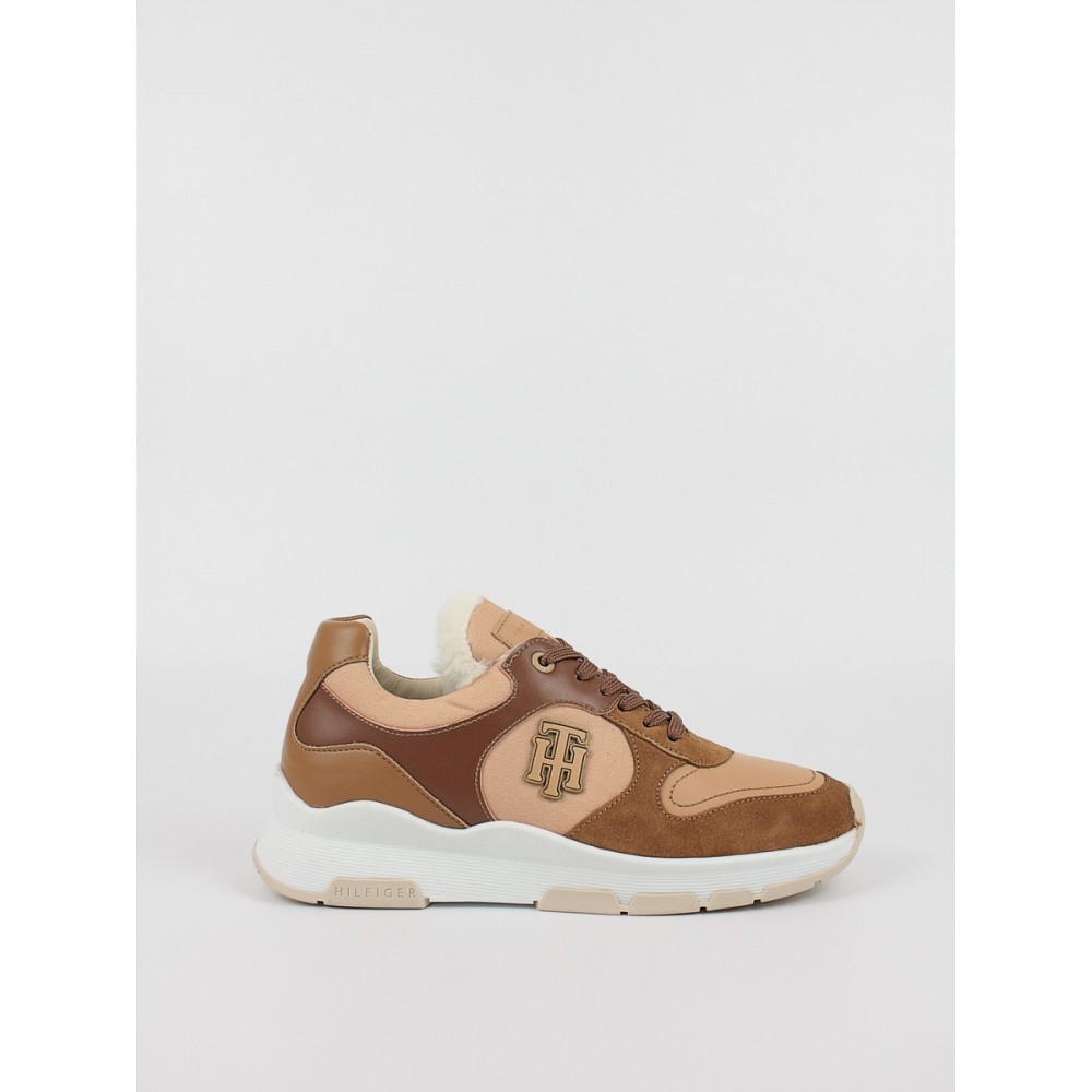Γυναικεία Sneaker Tommy Hilfiger Th Warmlined Runner Sneaker FW0FW06783-ABU Ταμπά Γυναικεία Sneaker Tommy Hilfiger Th Warmlined Runner Sneaker FW0FW06783-ABU Ταμπά