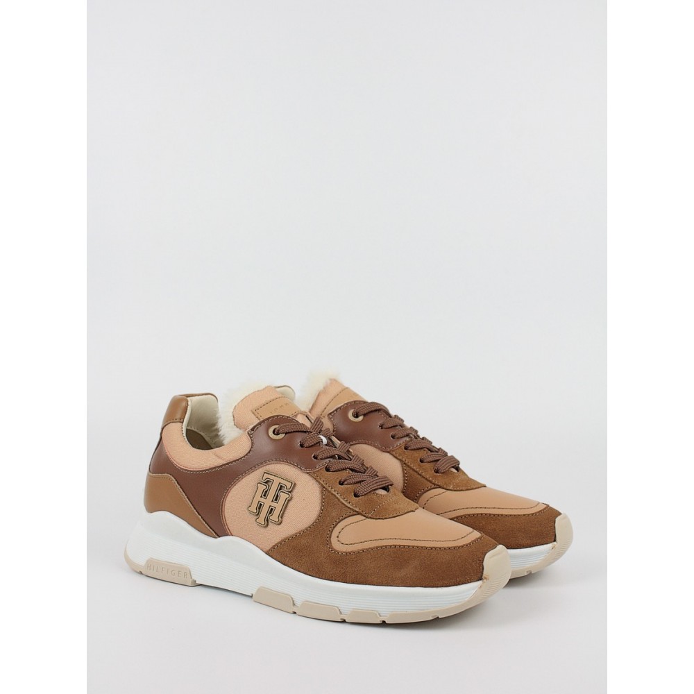 Γυναικεία Sneaker Tommy Hilfiger Th Warmlined Runner Sneaker FW0FW06783-ABU Ταμπά Γυναικεία Sneaker Tommy Hilfiger Th Warmlined Runner Sneaker FW0FW06783-ABU Ταμπά