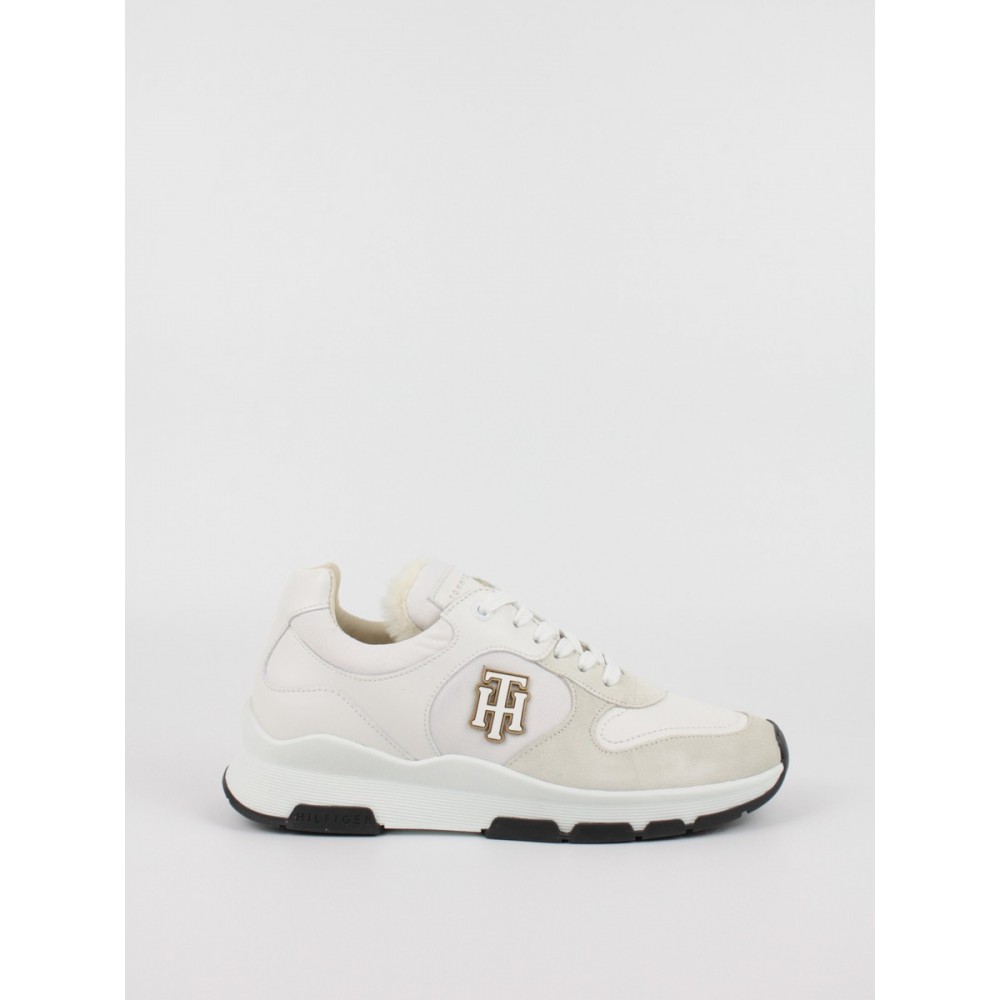 Γυναικεία Sneaker Tommy Hilfiger Th Warmlined Runner Sneaker FW0FW06783-YBL Ασπρο Γυναικεία Sneaker Tommy Hilfiger Th Warmlined Runner Sneaker FW0FW06783-YBL Ασπρο