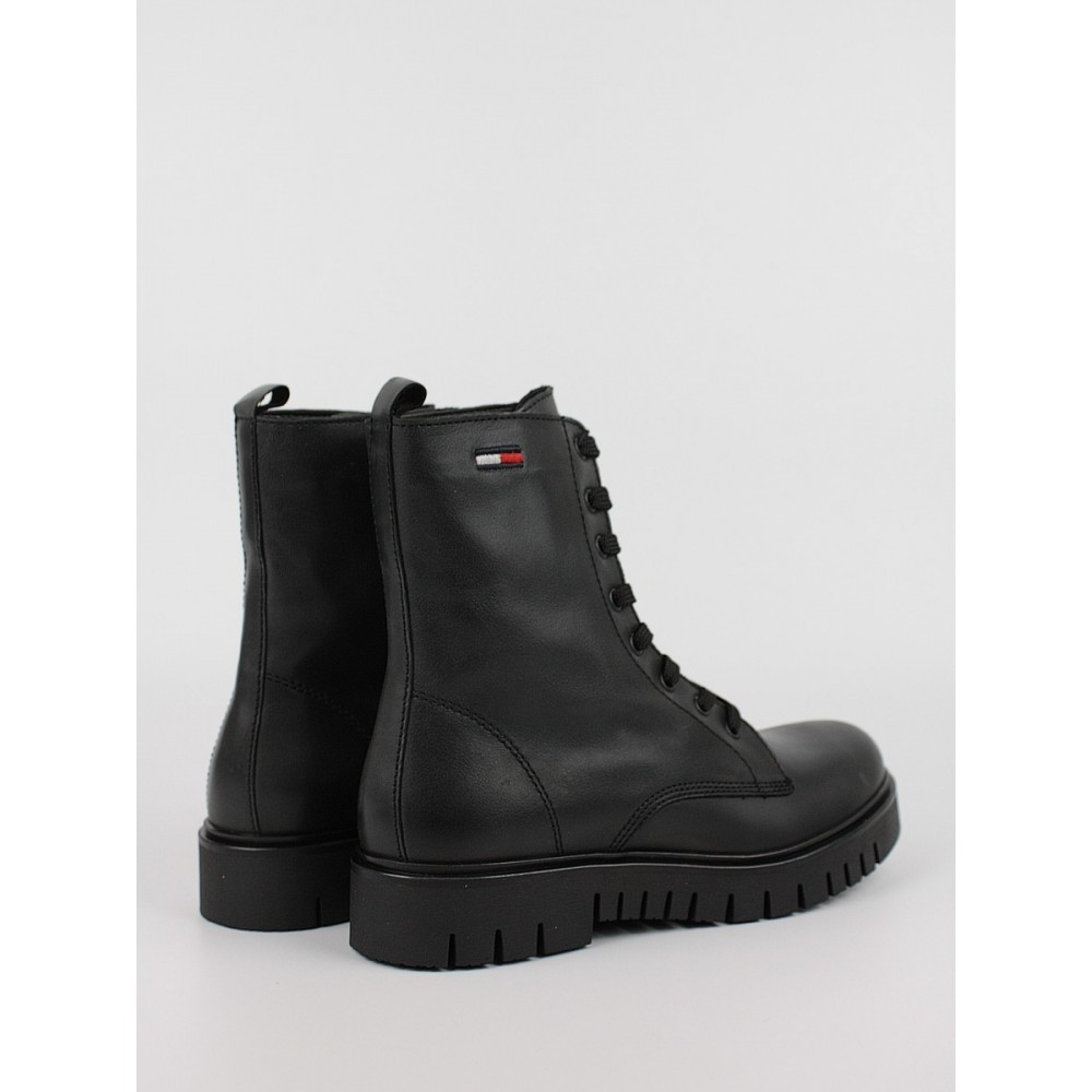 Γυναικείο Αρβυλάκι Tommy Hilfiger Tommy Jeans Lace Up Wmns Boot EN0EN01992-BDS Μαύρο