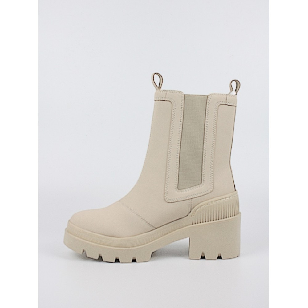 Women\'s Tommy Hilfiger Heeled Chelsea Boot Bio FW0FW06677-ACI Biege