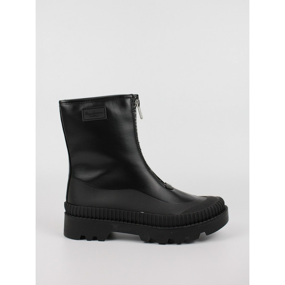 Γυναικείο Μποτάκι Pepe Jeans London Gum Zip PLS50467-999 Μαύρο Γυναικείο Μποτάκι Pepe Jeans London Gum Zip PLS50467-999 Μαύρο