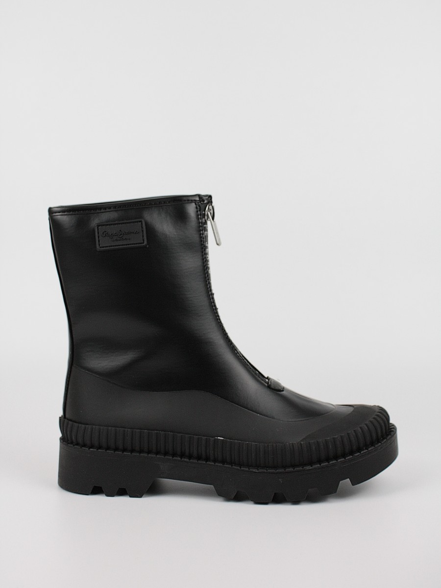 Women's Boots Pepe Jeans London Gum Zip PLS50467-999 Black