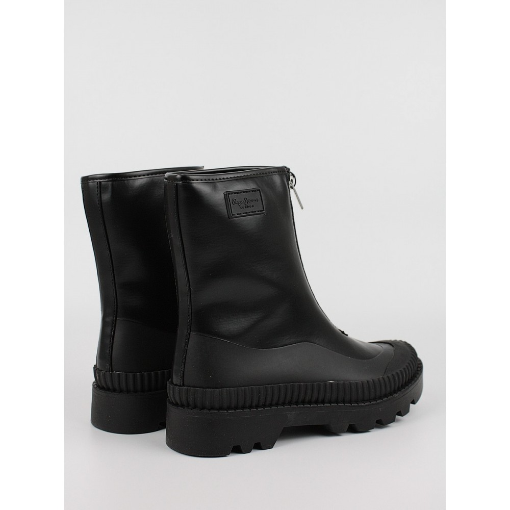 Γυναικείο Μποτάκι Pepe Jeans London Gum Zip PLS50467-999 Μαύρο Γυναικείο Μποτάκι Pepe Jeans London Gum Zip PLS50467-999 Μαύρο