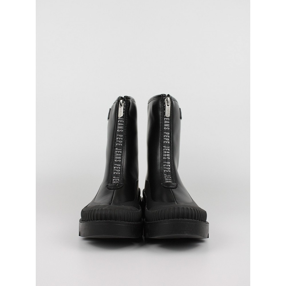 Women's Boots Pepe Jeans London Gum Zip PLS50467-999 Black