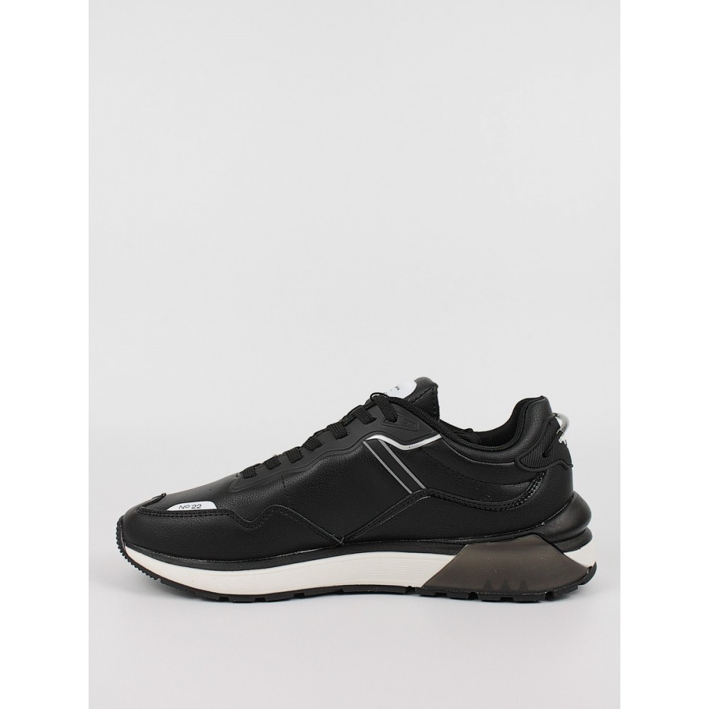 Ανδρικό Sneaker Pepe Jeans London No 22 Bass M PMS30876-999 Μαύρο Ανδρικό Sneaker Pepe Jeans London No 22 Bass M PMS30876-999 Μαύρο