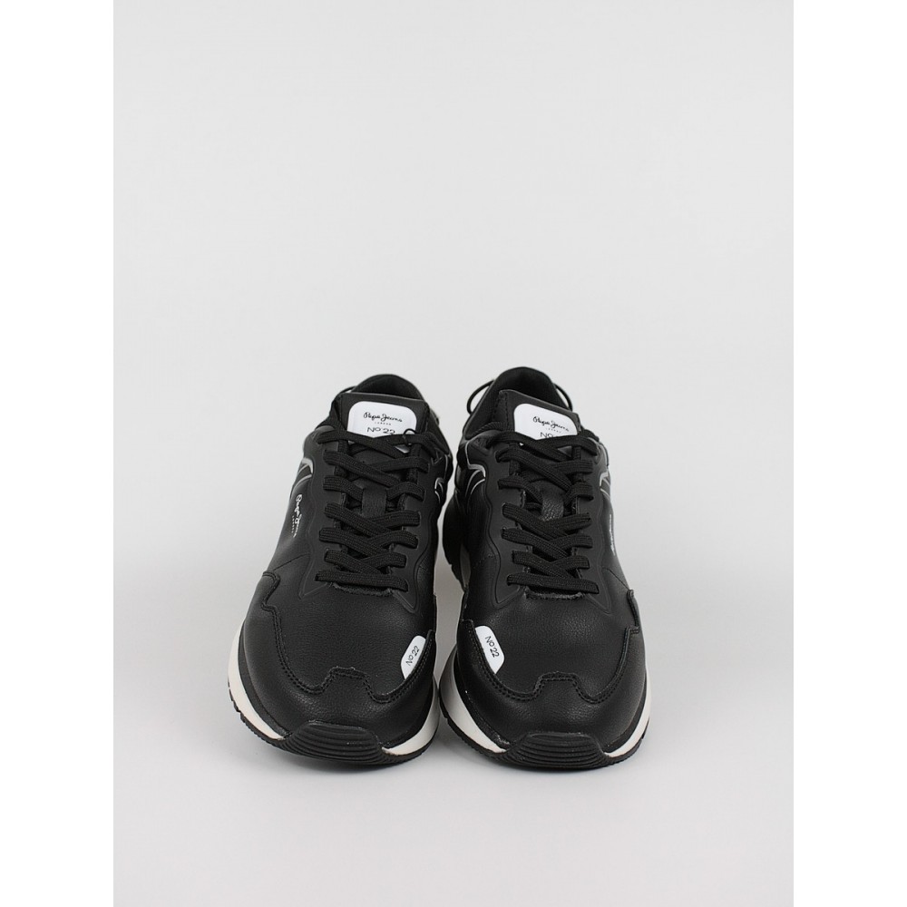 Ανδρικό Sneaker Pepe Jeans London No 22 Bass M PMS30876-999 Μαύρο Ανδρικό Sneaker Pepe Jeans London No 22 Bass M PMS30876-999 Μαύρο