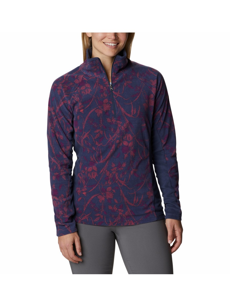 Γυναικεία Μπλούζα Columbia Glacial™ IV Print 1/2 Zip AK1130-476 Nocturnal Herringtones Print