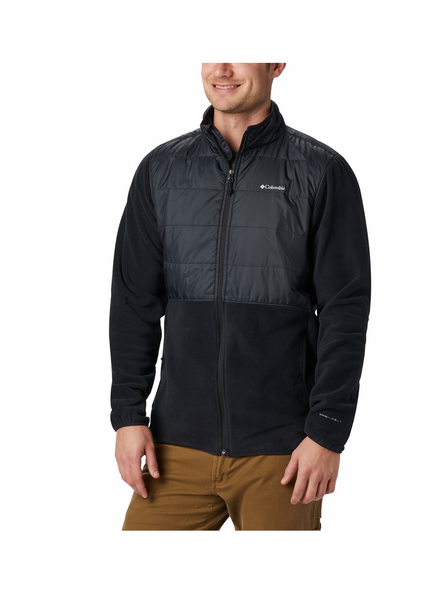 Ανδρική Ζακέτα Columbia Basin Butte™ Fleece Full Zip 1861603-010 Μαύρο