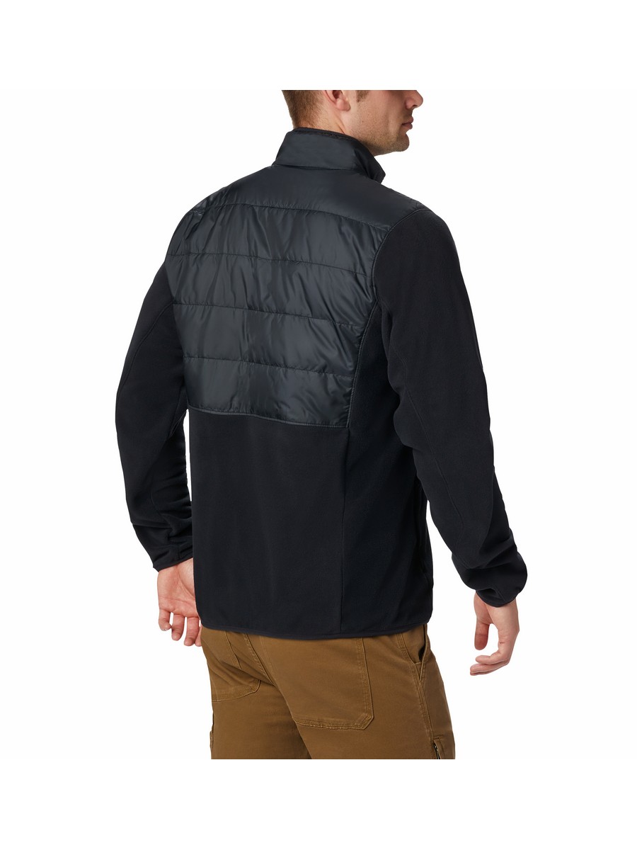 Ανδρική Ζακέτα Columbia Basin Butte™ Fleece Full Zip 1861603-010 Μαύρο