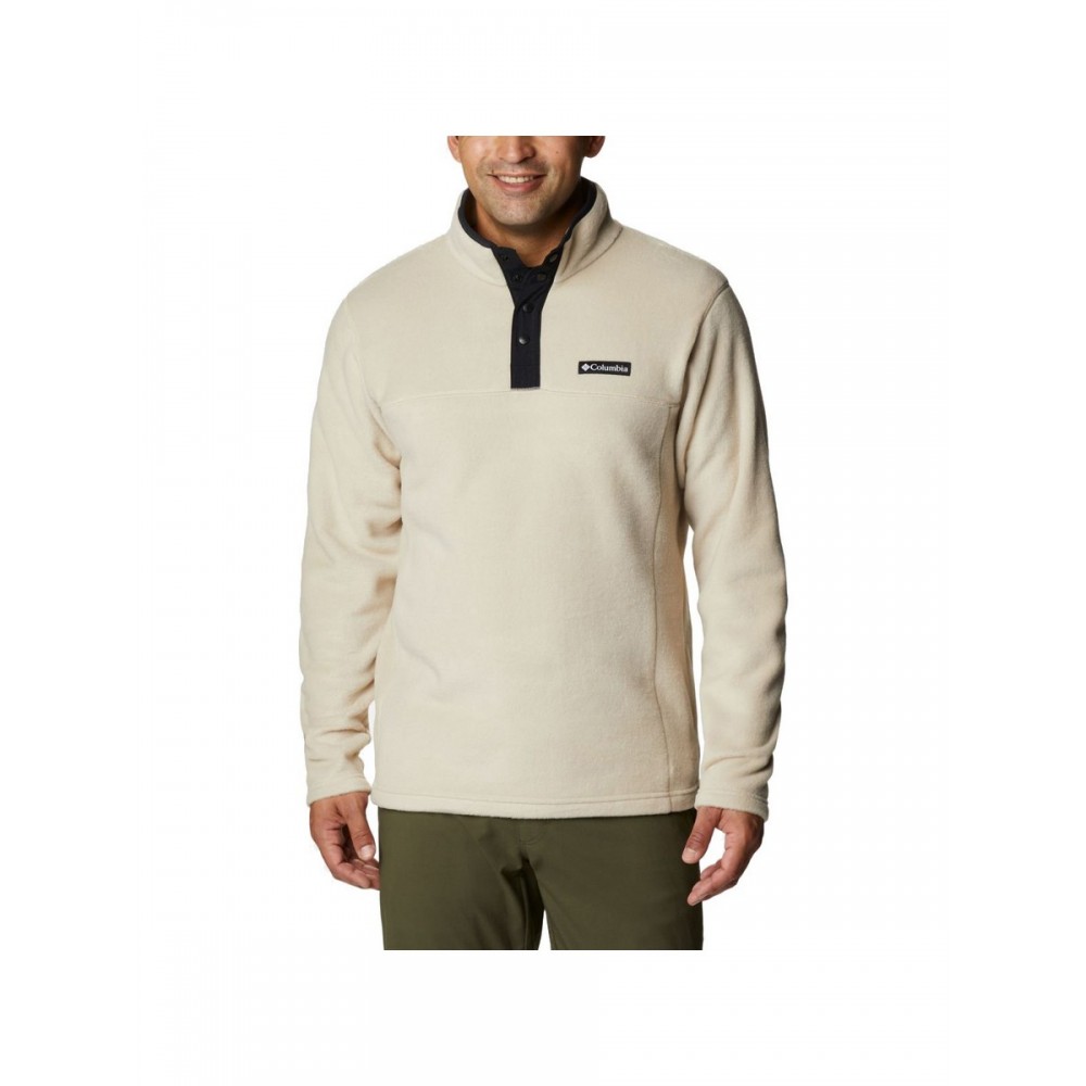 Men's Sweatshirt Columbia Steens Mountain™ Half Snap Fleece 1861681-272 Biege-Black