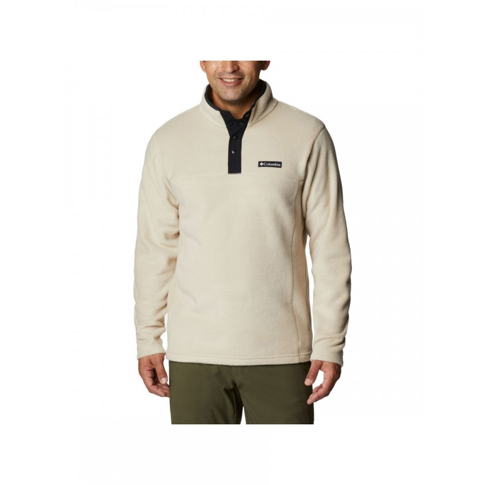 Ανδρική Μπλούζα Columbia Steens Mountain™ Half Snap Fleece 1861681-272 Μπεζ-Μαυρο