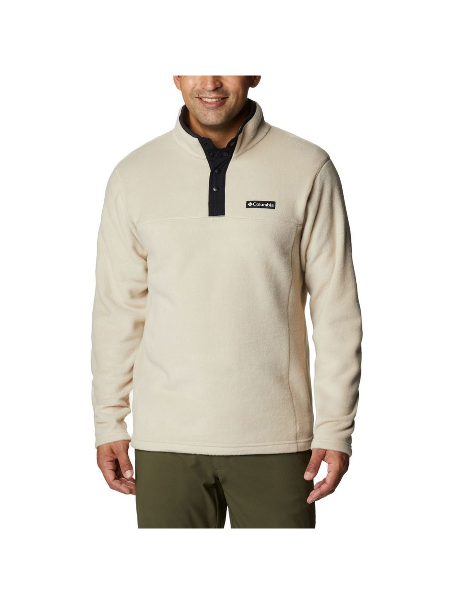 Ανδρική Μπλούζα Columbia Steens Mountain™ Half Snap Fleece 1861681-272 Μπεζ-Μαυρο