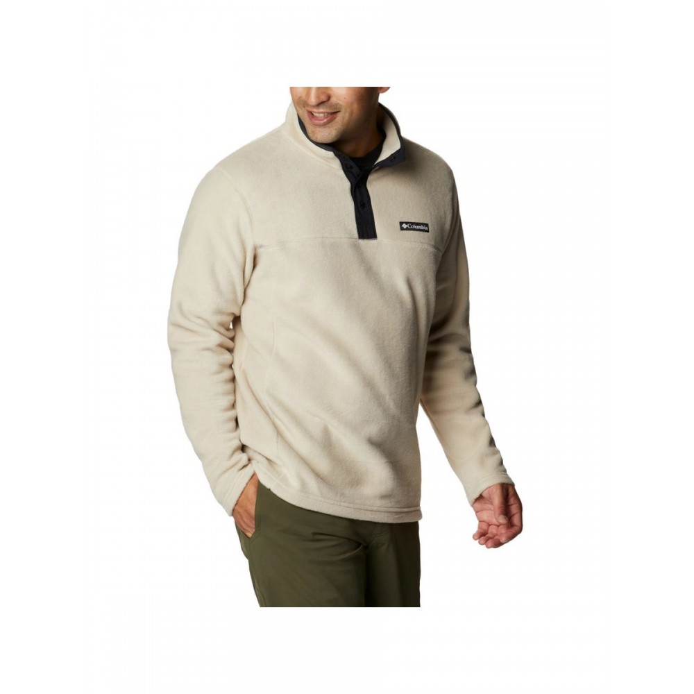 Ανδρική Μπλούζα Columbia Steens Mountain™ Half Snap Fleece 1861681-272 Μπεζ-Μαυρο