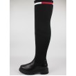 Γυναικεία Μπότα Tommy Hilfiger Knit Overknee Boot EN0EN01830-BDS Μαύρο