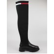 Γυναικεία Μπότα Tommy Hilfiger Knit Overknee Boot EN0EN01830-BDS Μαύρο