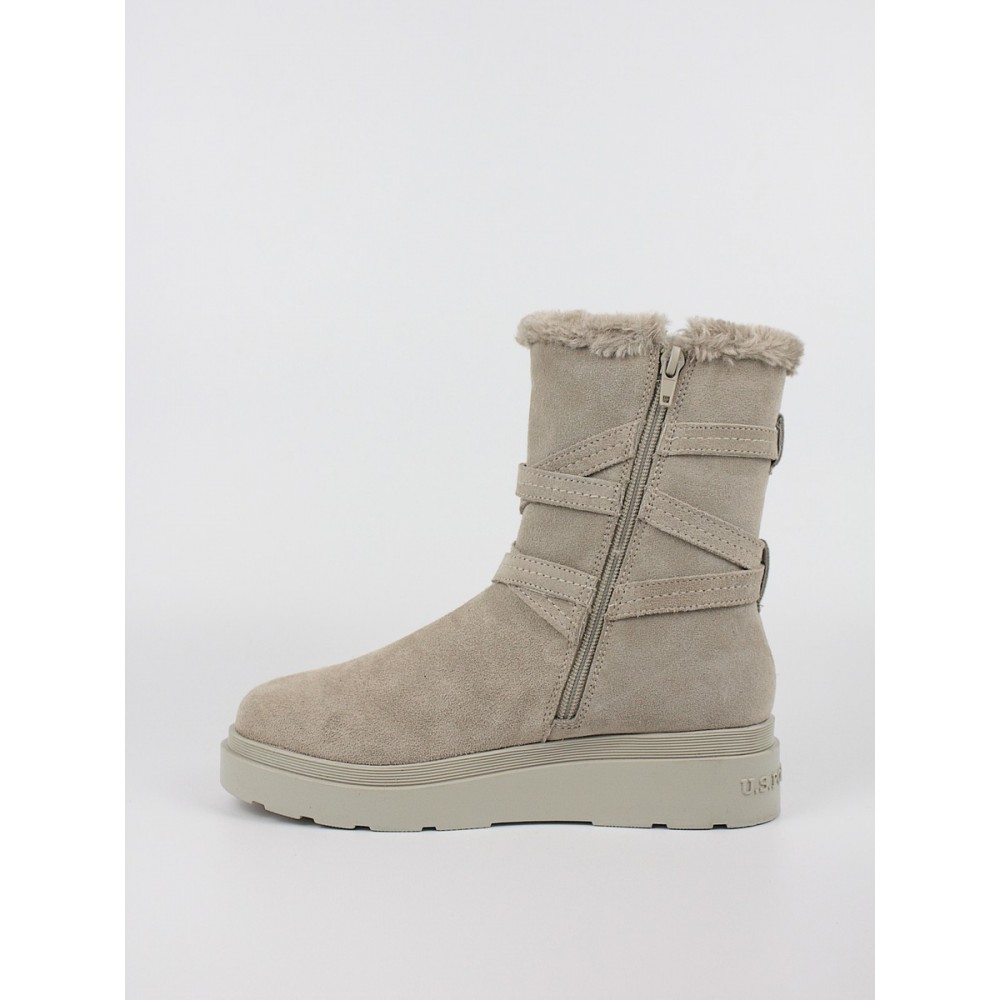Γυναικείο Μποτάκι Us Polo Assn PENNY001-BEI004 Μπεζ Γυναικείο Μποτάκι Us Polo Assn PENNY001-BEI004 Μπεζ