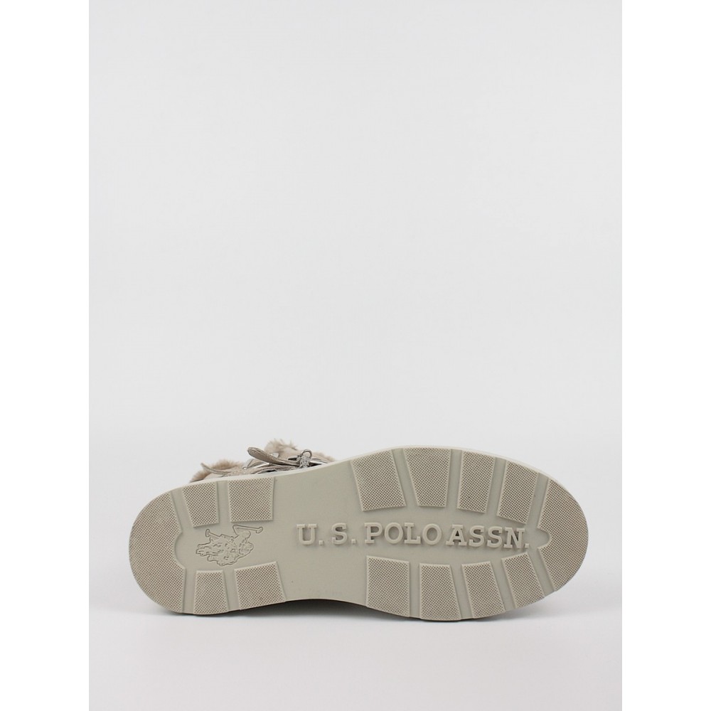 Γυναικείο Μποτάκι Us Polo Assn PENNY001-BEI004 Μπεζ Γυναικείο Μποτάκι Us Polo Assn PENNY001-BEI004 Μπεζ