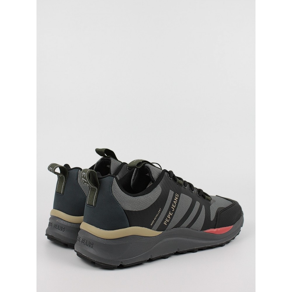 Men's Sneaker Pepe Jeans London Trail All Terrain PMS30857-999 Black-Grey