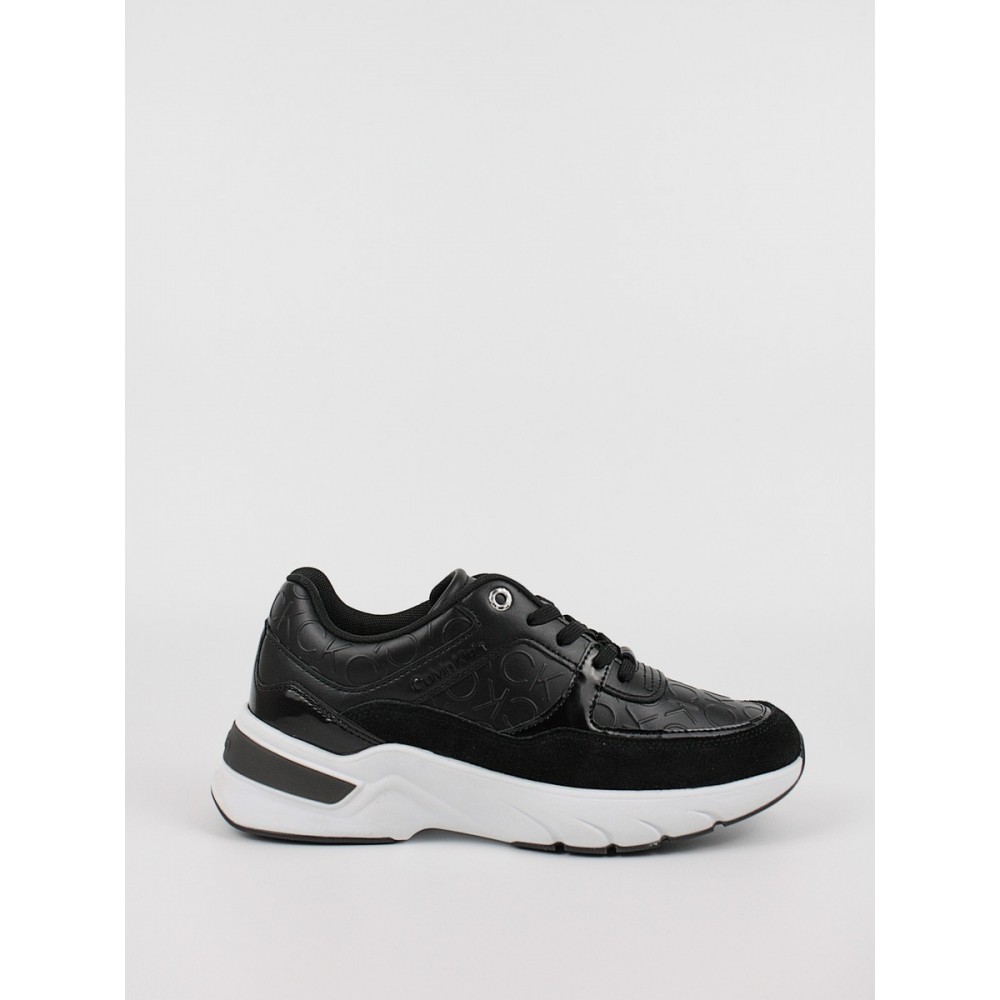 Γυναικεία Sneaker Calvin KLein Elevated Runner Lace Up HF Mix HW0HW01336-BAX Μαύρο Γυναικεία Sneaker Calvin KLein Elevated Runner Lace Up HF Mix HW0HW01336-BAX Μαύρο