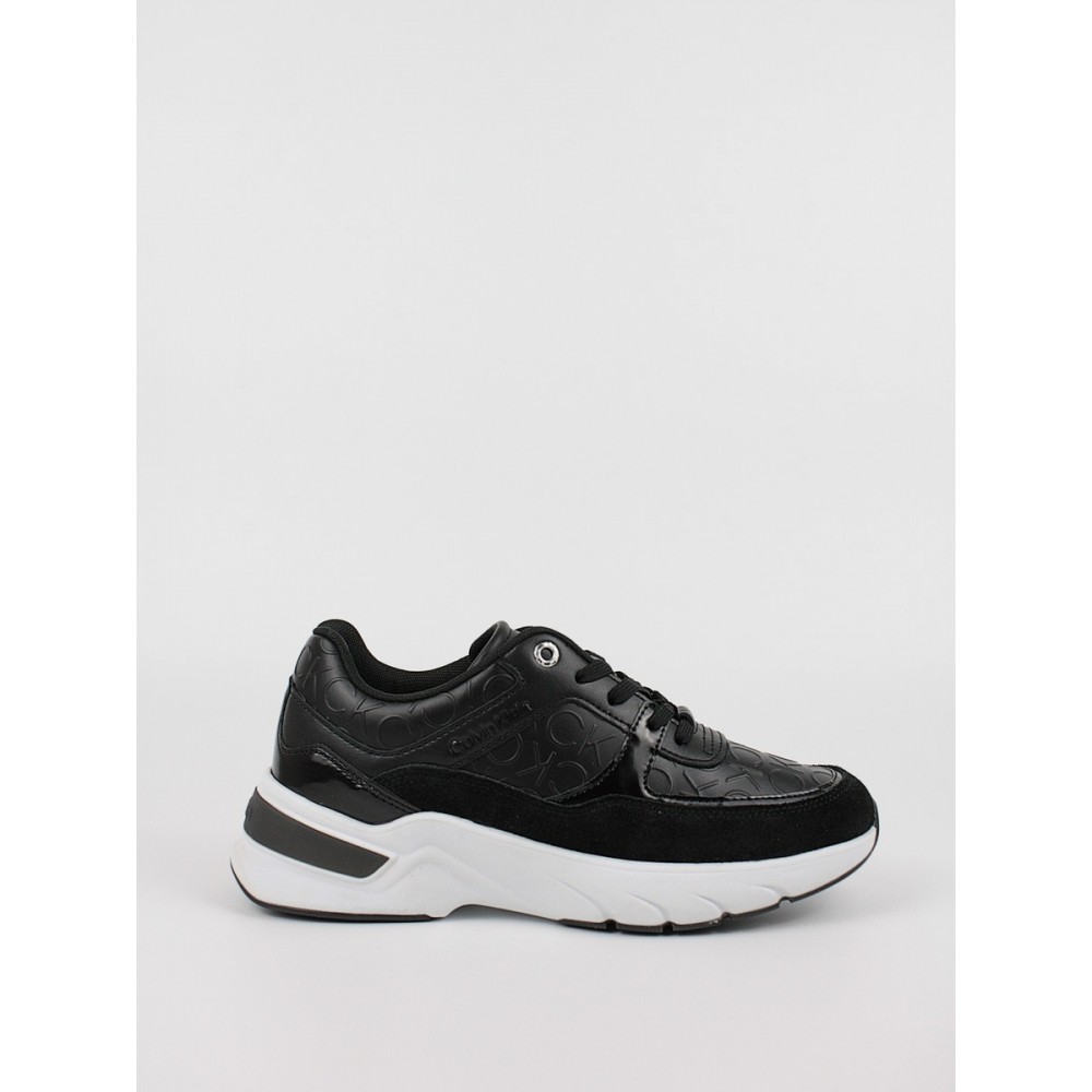 Women's Sneakers Calvin KLein Elevated Runner Lace Up HF Mix HW0HW01336-BAX Black