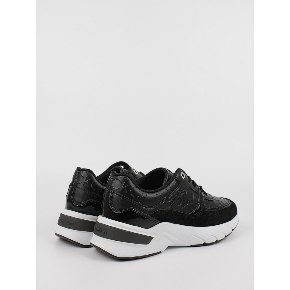 Γυναικεία Sneaker Calvin KLein Elevated Runner Lace Up HF Mix HW0HW01336-BAX Μαύρο Γυναικεία Sneaker Calvin KLein Elevated Runner Lace Up HF Mix HW0HW01336-BAX Μαύρο