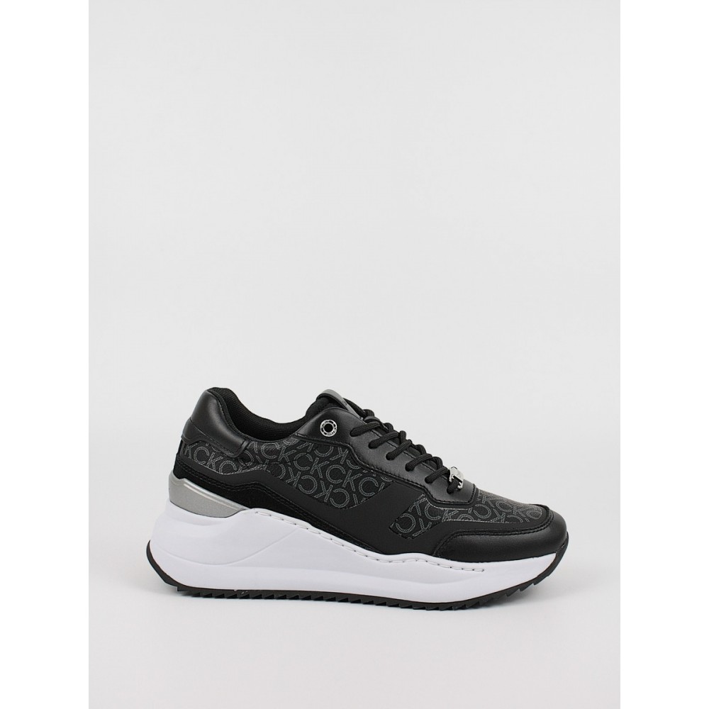 Γυναικεία Sneaker Calvin KLein Chunky Inter WDG Lace Up MN Mix HW0HW01272-0GK Μαύρο Γυναικεία Sneaker Calvin KLein Chunky Inter WDG Lace Up MN Mix HW0HW01272-0GK Μαύρο