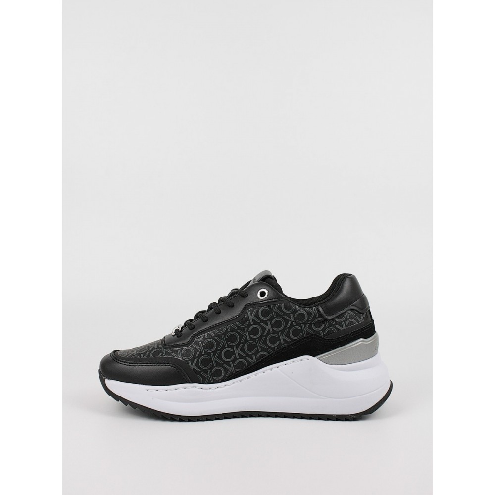Γυναικεία Sneaker Calvin KLein Chunky Inter WDG Lace Up MN Mix HW0HW01272-0GK Μαύρο Γυναικεία Sneaker Calvin KLein Chunky Inter WDG Lace Up MN Mix HW0HW01272-0GK Μαύρο