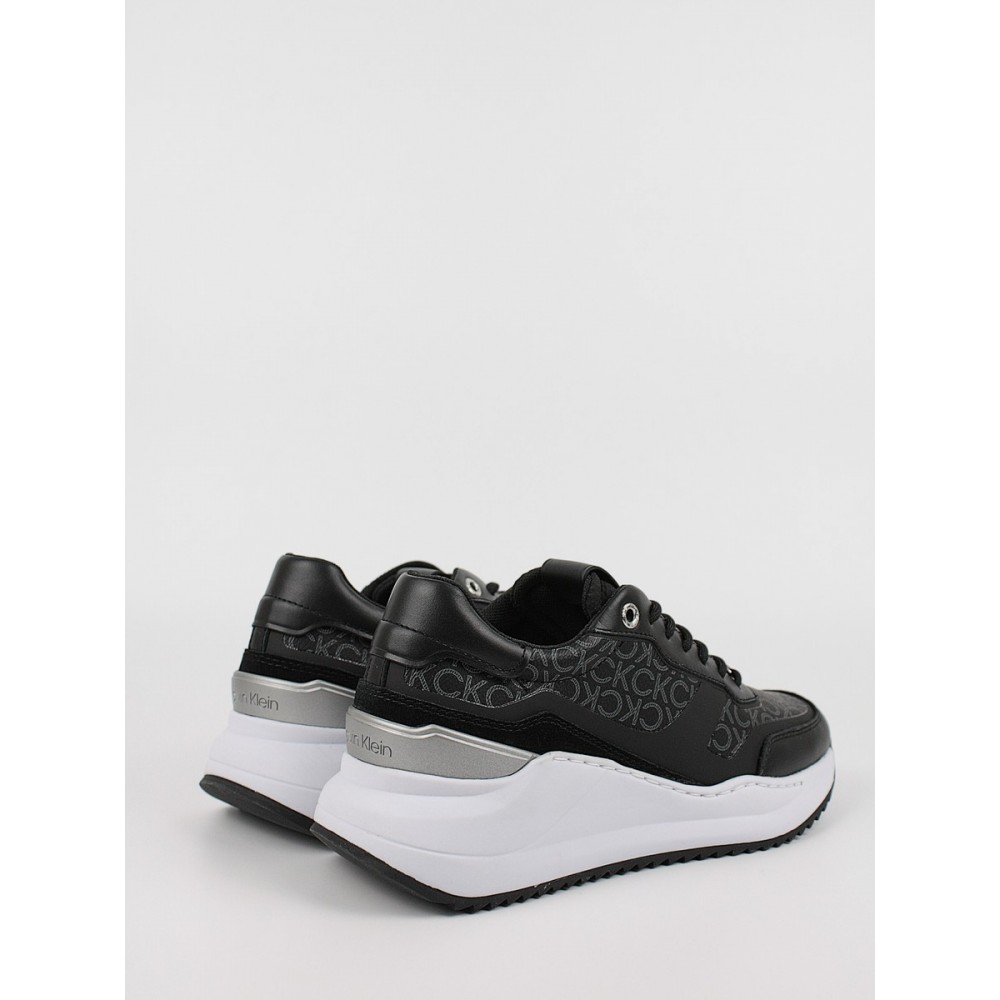 Γυναικεία Sneaker Calvin KLein Chunky Inter WDG Lace Up MN Mix HW0HW01272-0GK Μαύρο Γυναικεία Sneaker Calvin KLein Chunky Inter WDG Lace Up MN Mix HW0HW01272-0GK Μαύρο