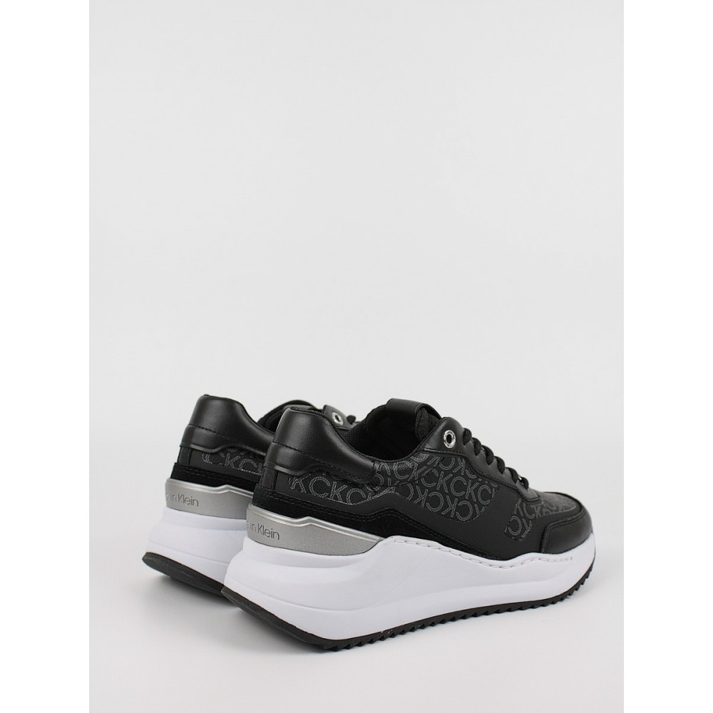 Γυναικεία Sneaker Calvin KLein Chunky Inter WDG Lace Up MN Mix HW0HW01272-0GK Μαύρο