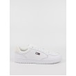 Ανδρικό Sneaker Tommy Hilfiger Tommy Jeans City Leather Cupsole EM0EM01069-YBR Ασπρο