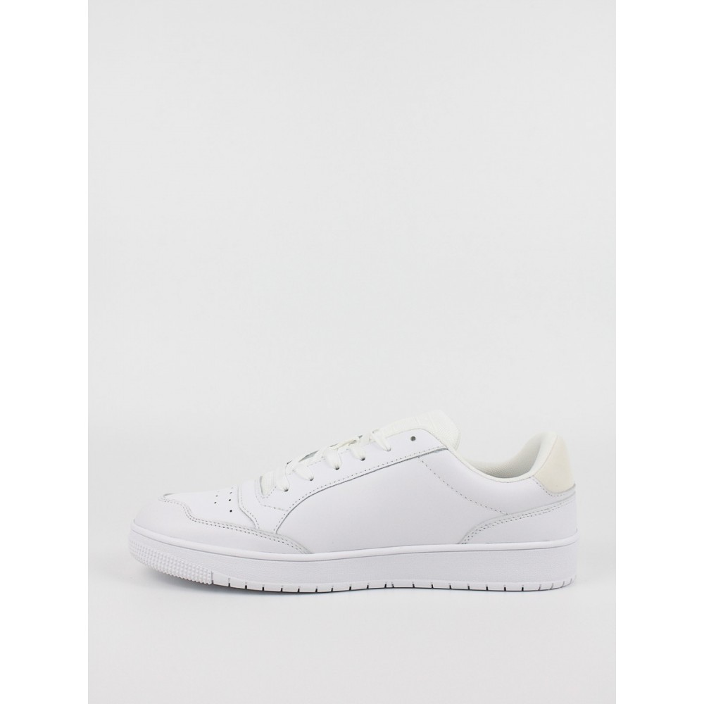 Ανδρικό Sneaker Tommy Hilfiger Tommy Jeans City Leather Cupsole EM0EM01069-YBR Ασπρο