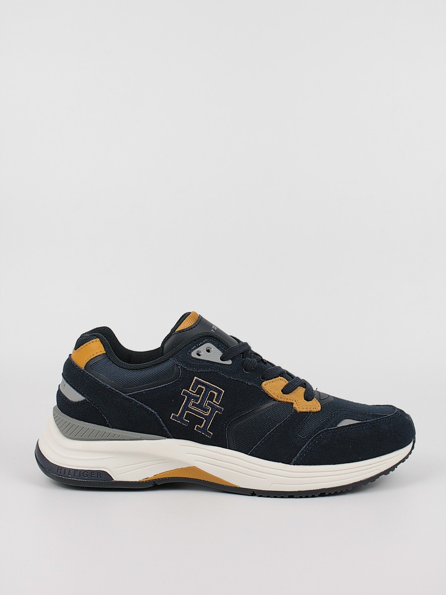 Ανδρικό Sneaker Tommy Hilfiger Prep Sneaker Mix FM0FM04274-DW5 Μπλέ