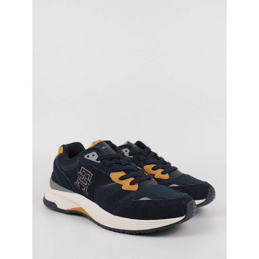 Ανδρικό Sneaker Tommy Hilfiger Prep Sneaker Mix FM0FM04274-DW5 Μπλέ