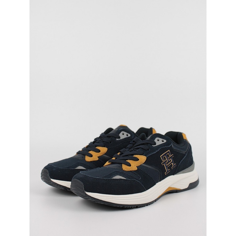 Ανδρικό Sneaker Tommy Hilfiger Prep Sneaker Mix FM0FM04274-DW5 Μπλέ