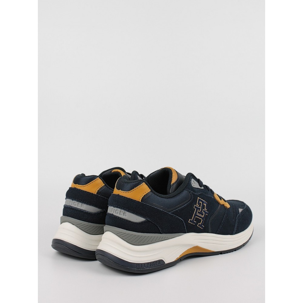 Ανδρικό Sneaker Tommy Hilfiger Prep Sneaker Mix FM0FM04274-DW5 Μπλέ