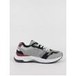 Ανδρικό Sneaker Tommy Hilfiger Prep Sneaker Mix FM0FM04274-PRT Γκρι