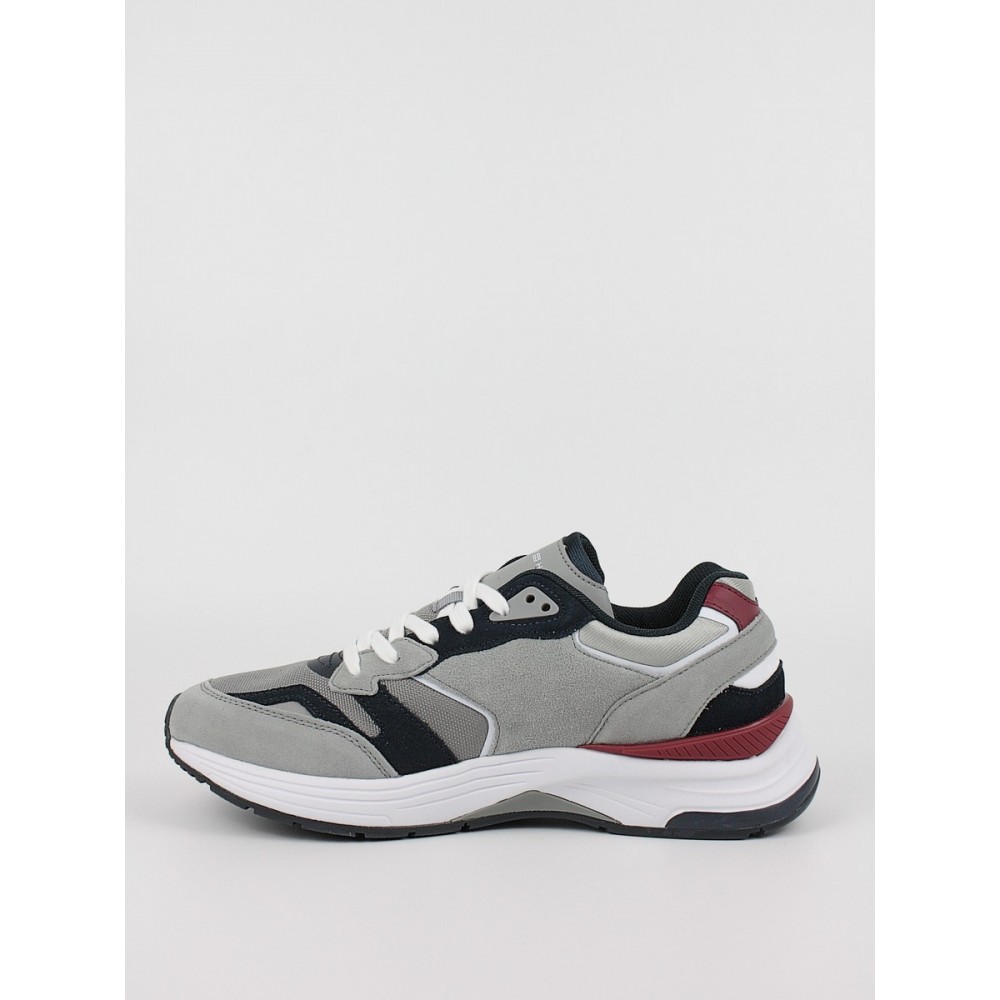 Ανδρικό Sneaker Tommy Hilfiger Prep Sneaker Mix FM0FM04274-PRT Γκρι