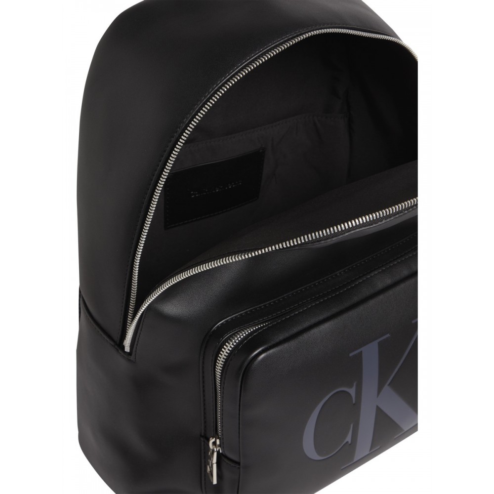 Women Backpack Calvin Klein Sculpted Campus BP40 Mono K60K610052-BDS Black