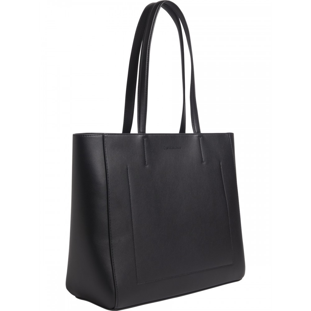 Women\'s Bag Calvin Klein Sculpted Shopper 29 Mono K60K610071-BDS Black