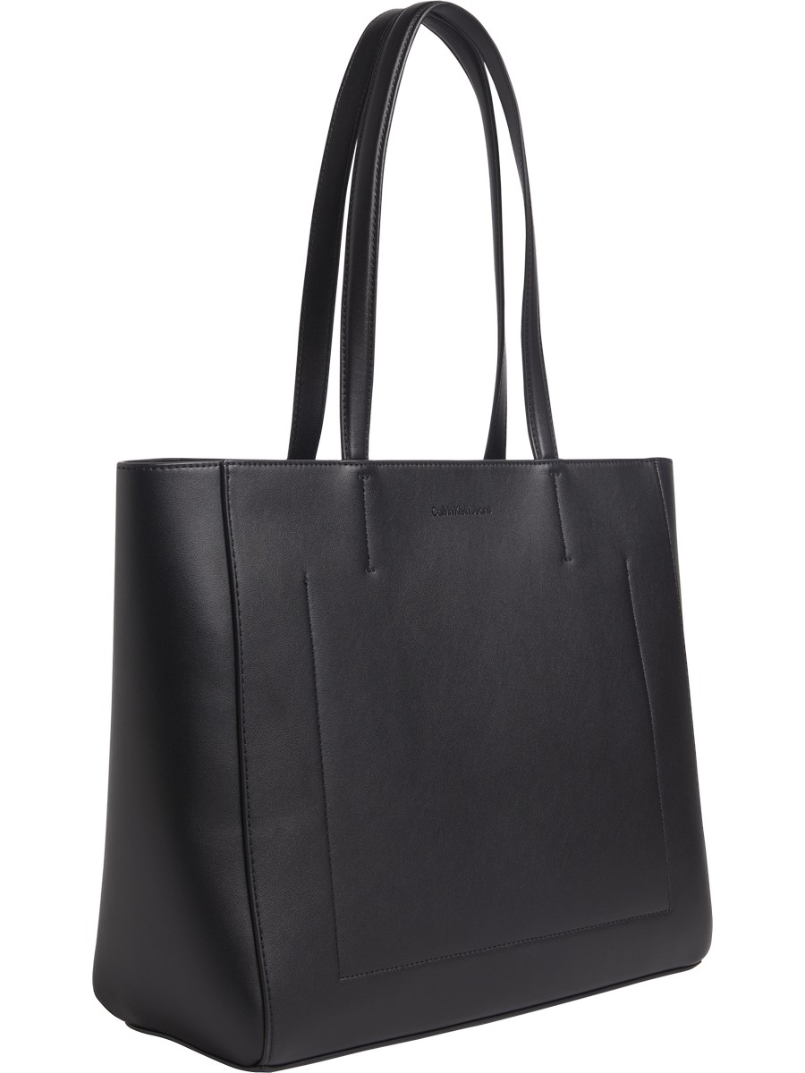 Women's Bag Calvin Klein Sculpted Shopper 29 Mono K60K610071-BDS Black
