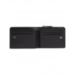 Men Wallet Calvin Klein Rubberized Bifold Half Zip Z/A K50K509600-BAX Black