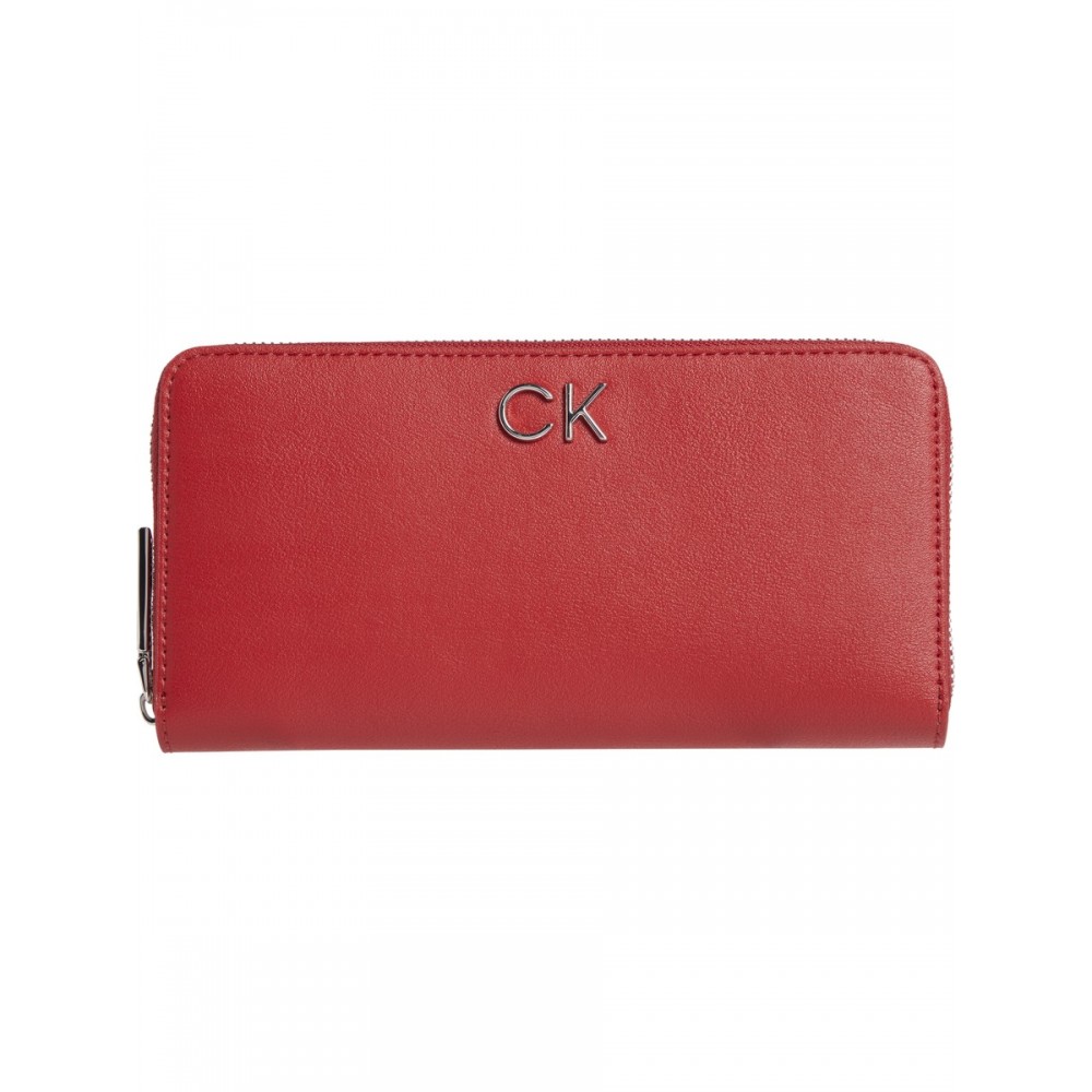 Women Wallet Calvin Klein Re-Lock Z/A Wallet LG K60K609699-XA9 Red