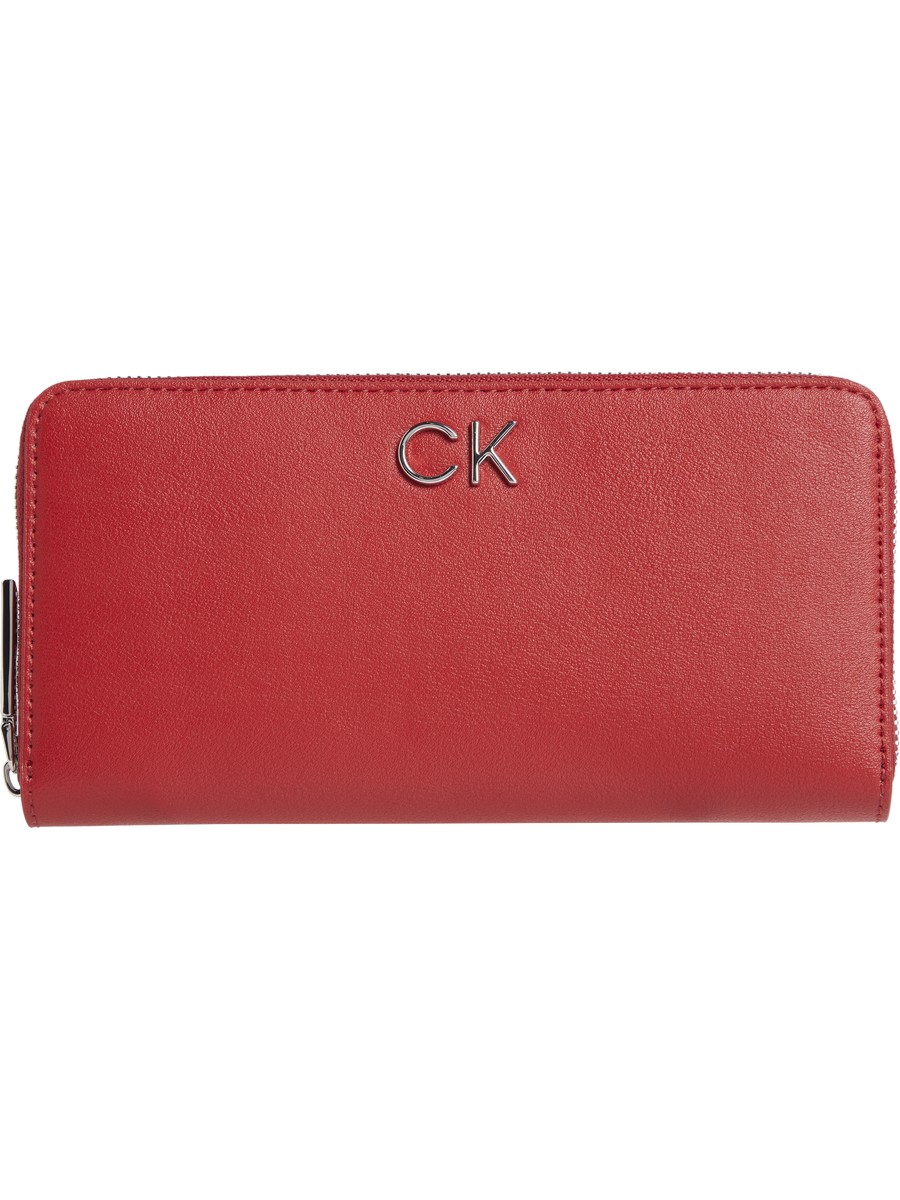 Women Wallet Calvin Klein Re-Lock Z/A Wallet LG K60K609699-XA9 Red