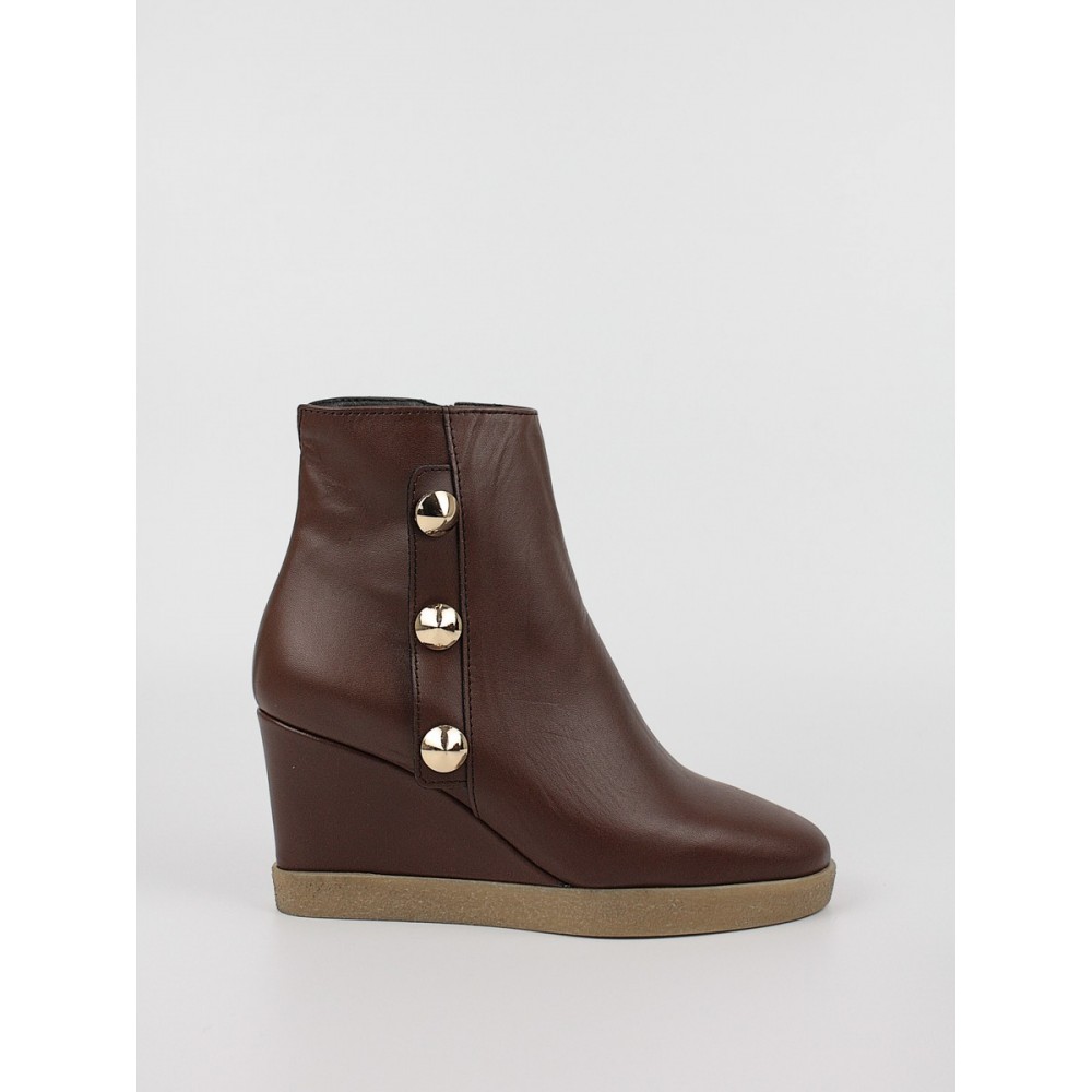 Women Bootie Wall Street 156-22953-99 Brown